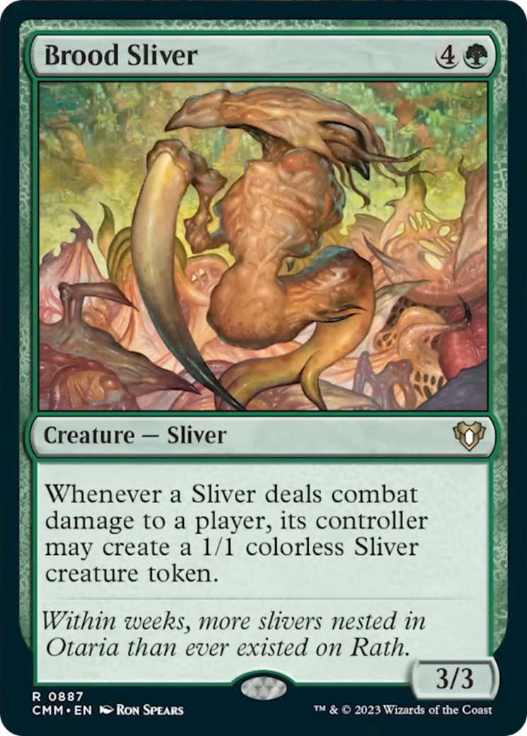 Brood Sliver [Commander Masters] | Dumpster Cat Games