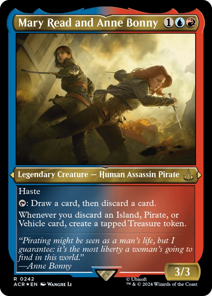 Mary Read and Anne Bonny (Foil Etched) [Assassin's Creed] | Dumpster Cat Games