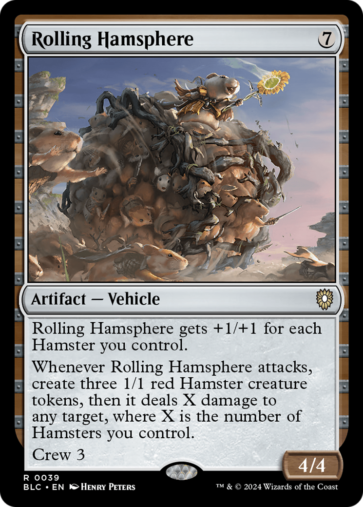 Rolling Hamsphere [Bloomburrow Commander] | Dumpster Cat Games