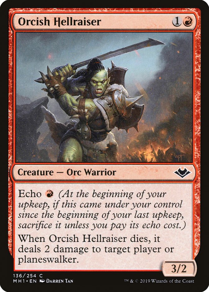 Orcish Hellraiser [Modern Horizons] | Dumpster Cat Games