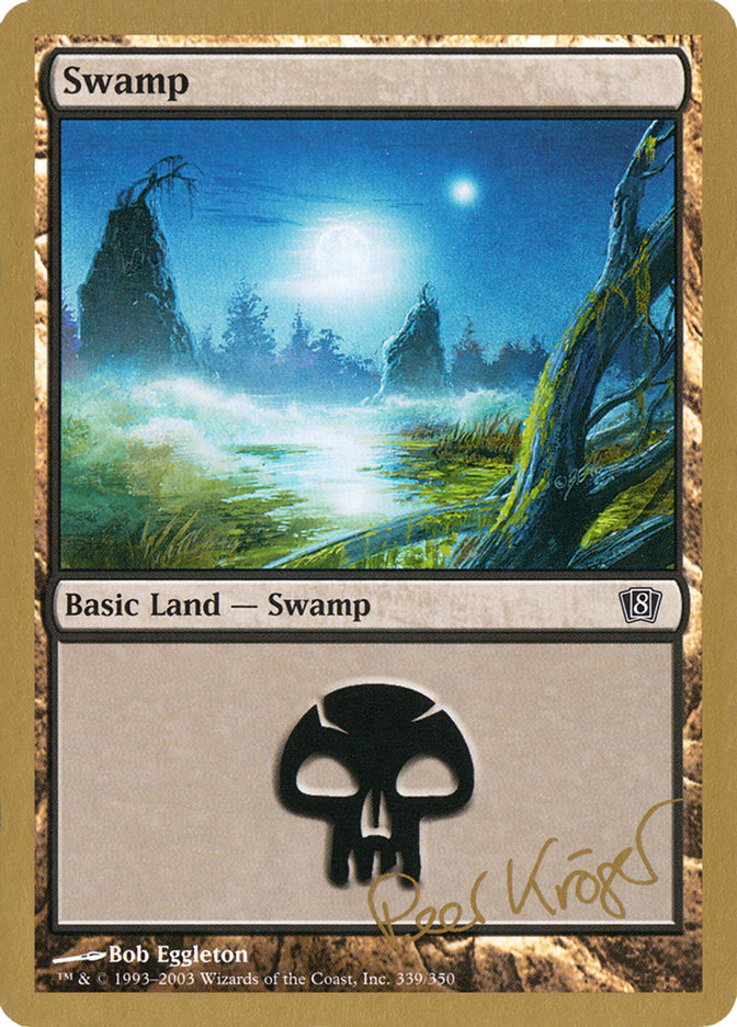 Swamp (pk339) (Peer Kroger) [World Championship Decks 2003] | Dumpster Cat Games