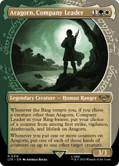 Aragorn, Company Leader (Showcase Ring Frame) [The Lord of the Rings: Tales of Middle-Earth] | Dumpster Cat Games