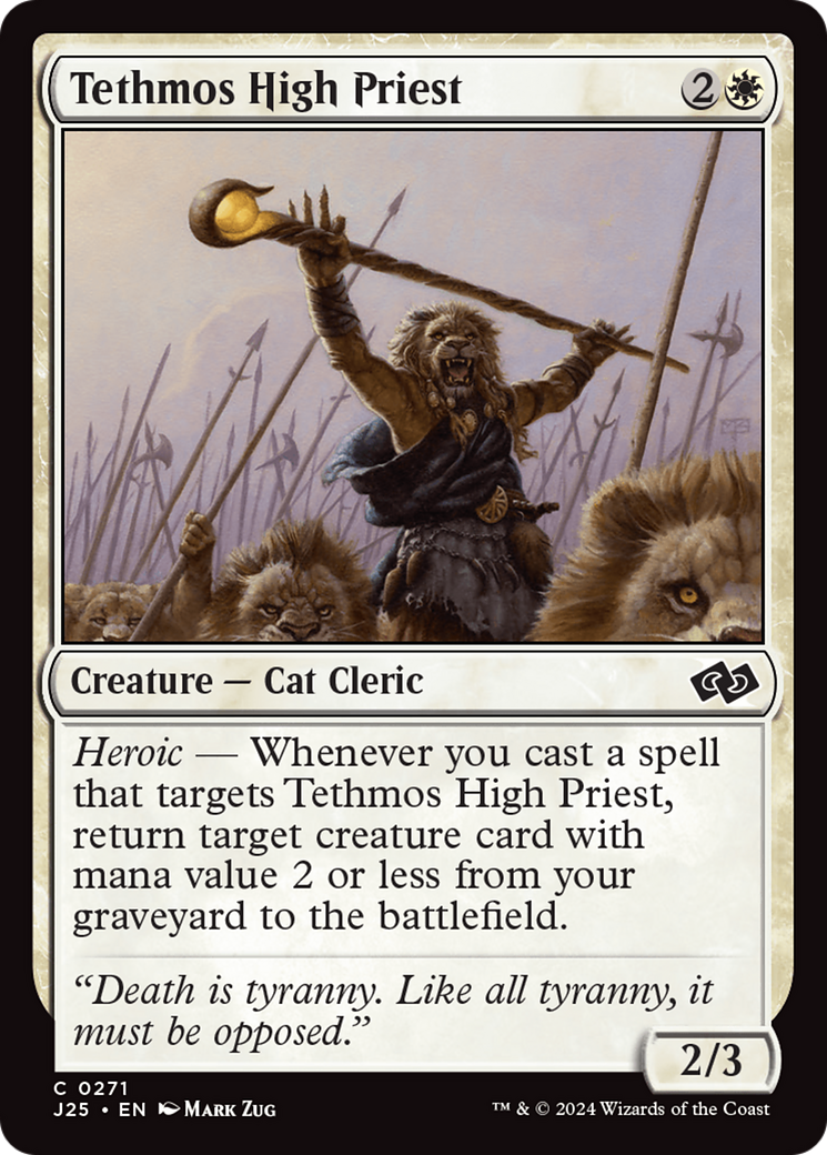 Tethmos High Priest [Foundations Jumpstart] | Dumpster Cat Games