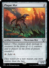 Plague Myr [Phyrexia: All Will Be One Commander] | Dumpster Cat Games