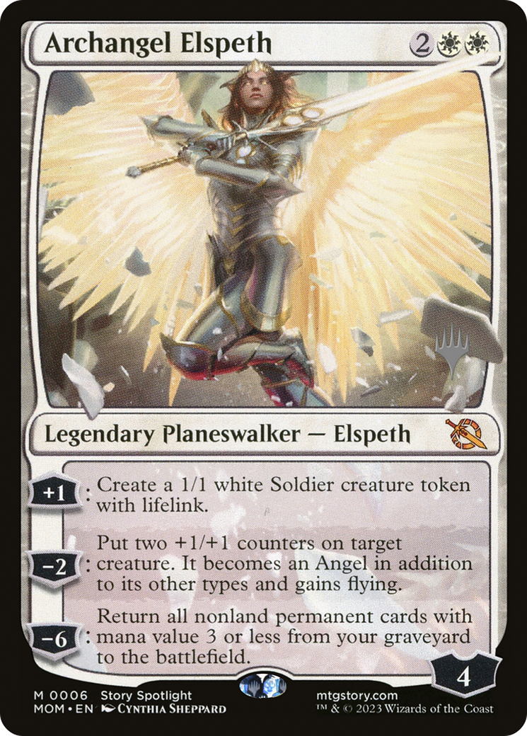 Archangel Elspeth (Promo Pack) [March of the Machine Promos] | Dumpster Cat Games