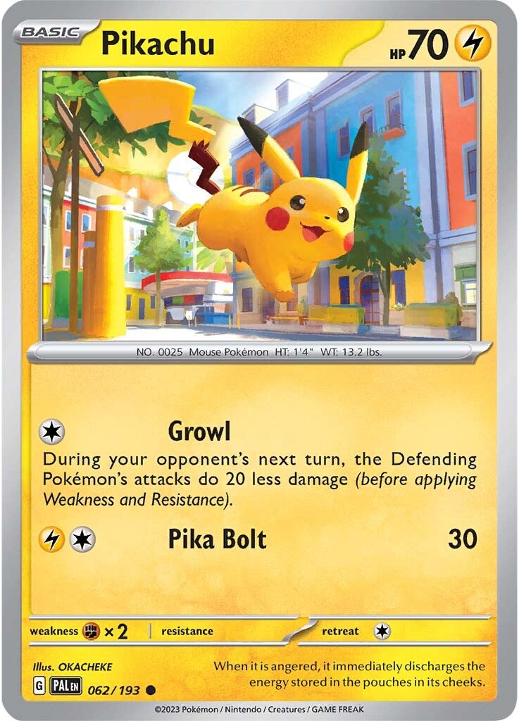 Pikachu (062/193) [Scarlet & Violet: Paldea Evolved] | Dumpster Cat Games