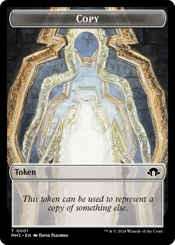 Shapeshifter (0004) // Copy Double-Sided Token [Modern Horizons 3 Commander Tokens] | Dumpster Cat Games