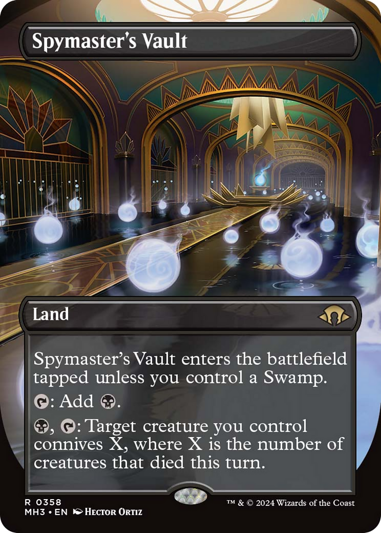 Spymaster's Vault (Borderless) [Modern Horizons 3] | Dumpster Cat Games