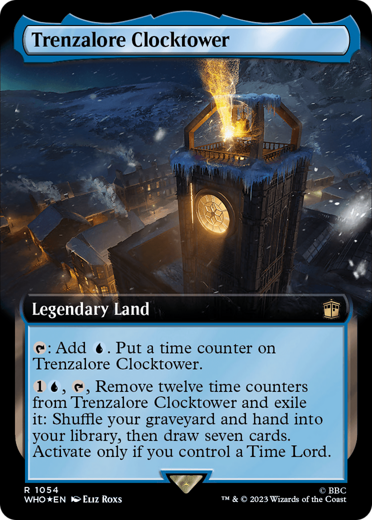 Trenzalore Clocktower (Extended Art) (Surge Foil) [Doctor Who] | Dumpster Cat Games