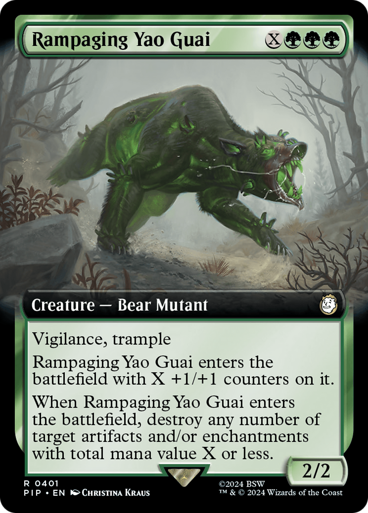 Rampaging Yao Guai (Extended Art) [Fallout] | Dumpster Cat Games