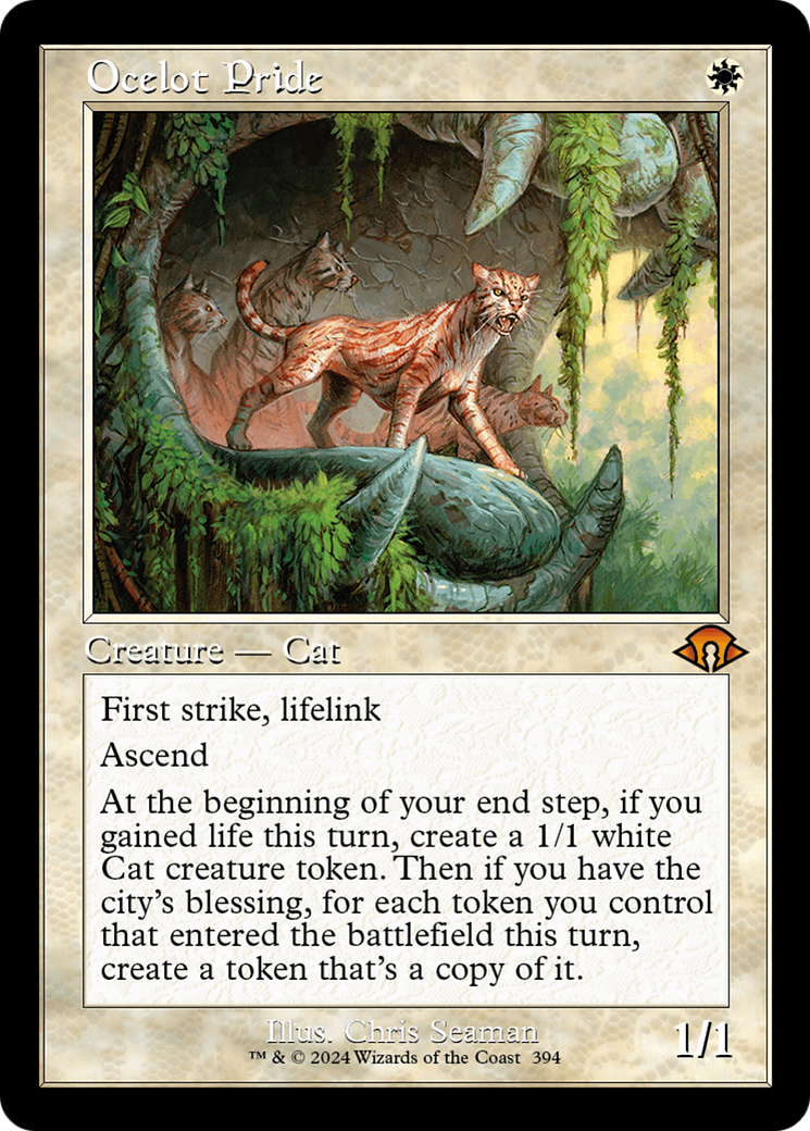 Ocelot Pride (Retro) [Modern Horizons 3] | Dumpster Cat Games