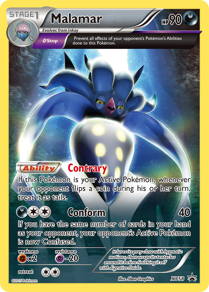 Malamar (XY58) [XY: Black Star Promos] | Dumpster Cat Games