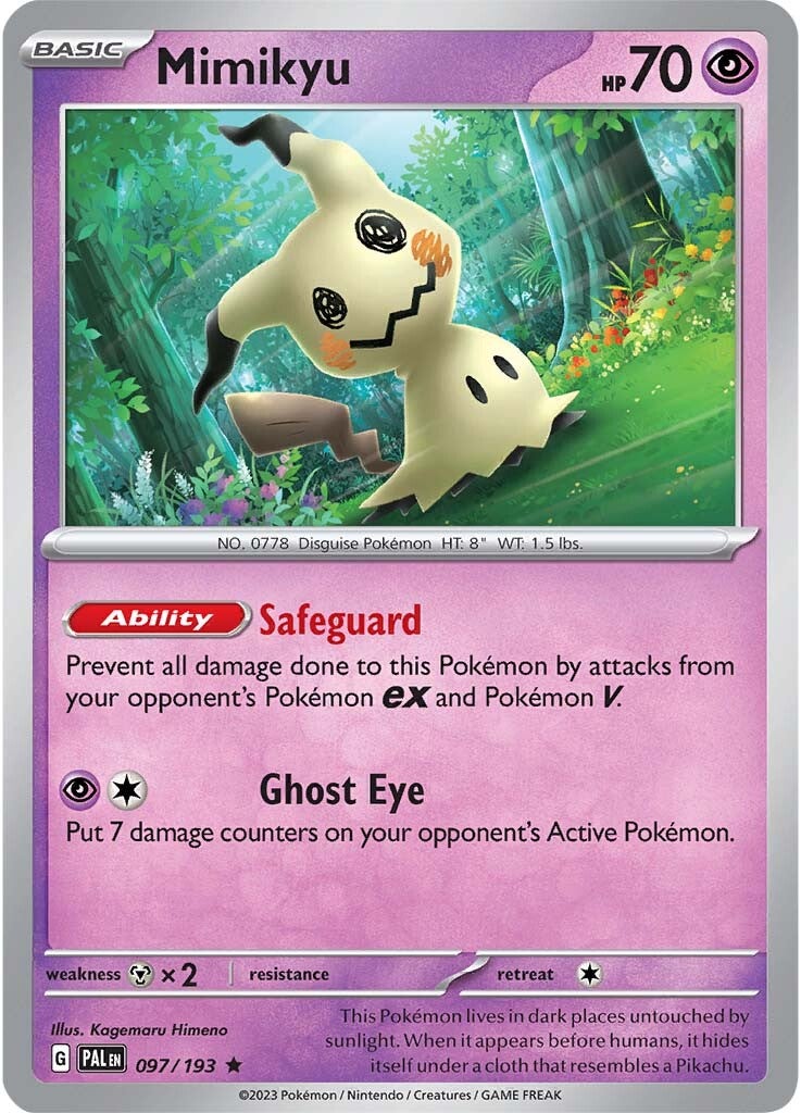 Mimikyu (097/193) [Scarlet & Violet: Paldea Evolved] | Dumpster Cat Games