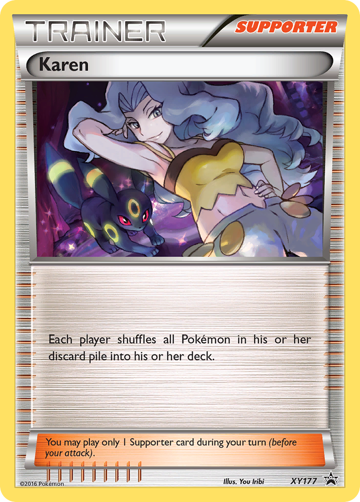 Karen (XY177) [XY: Black Star Promos] | Dumpster Cat Games