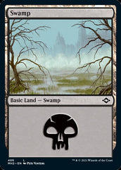 Swamp (486) (Foil Etched) [Modern Horizons 2] | Dumpster Cat Games