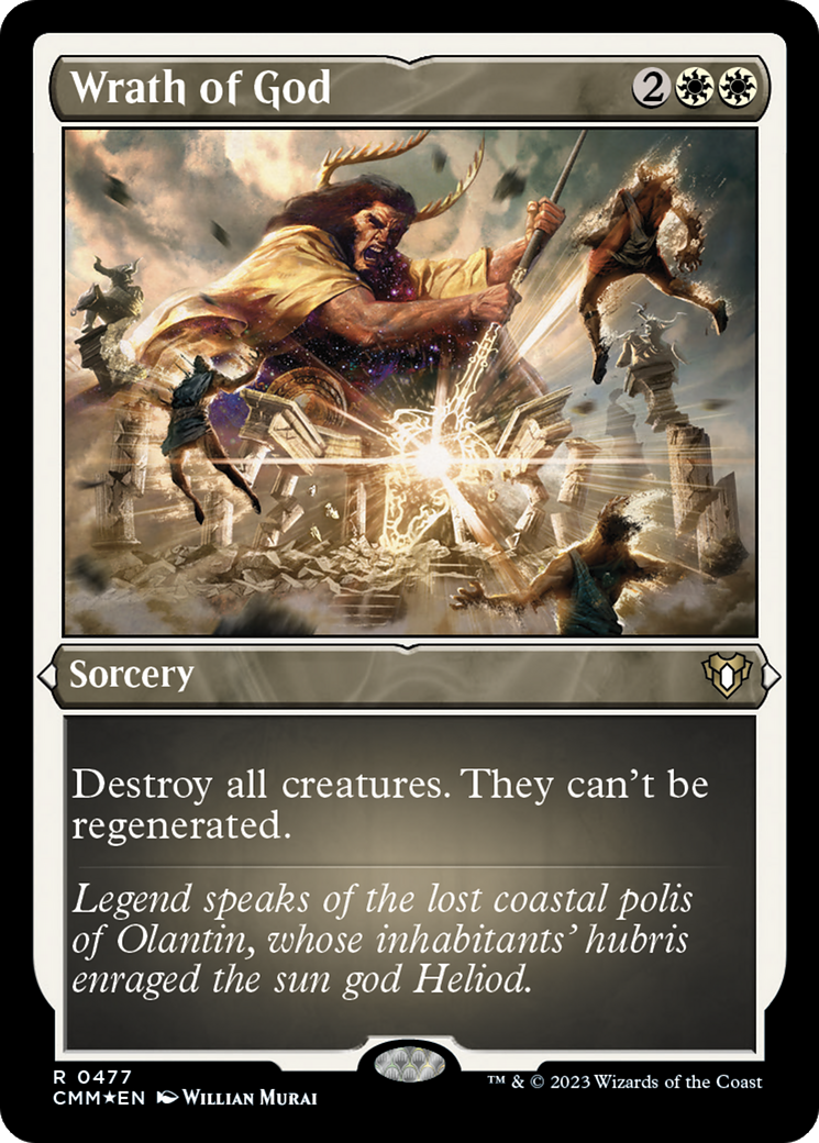 Wrath of God (Foil Etched) [Commander Masters] | Dumpster Cat Games