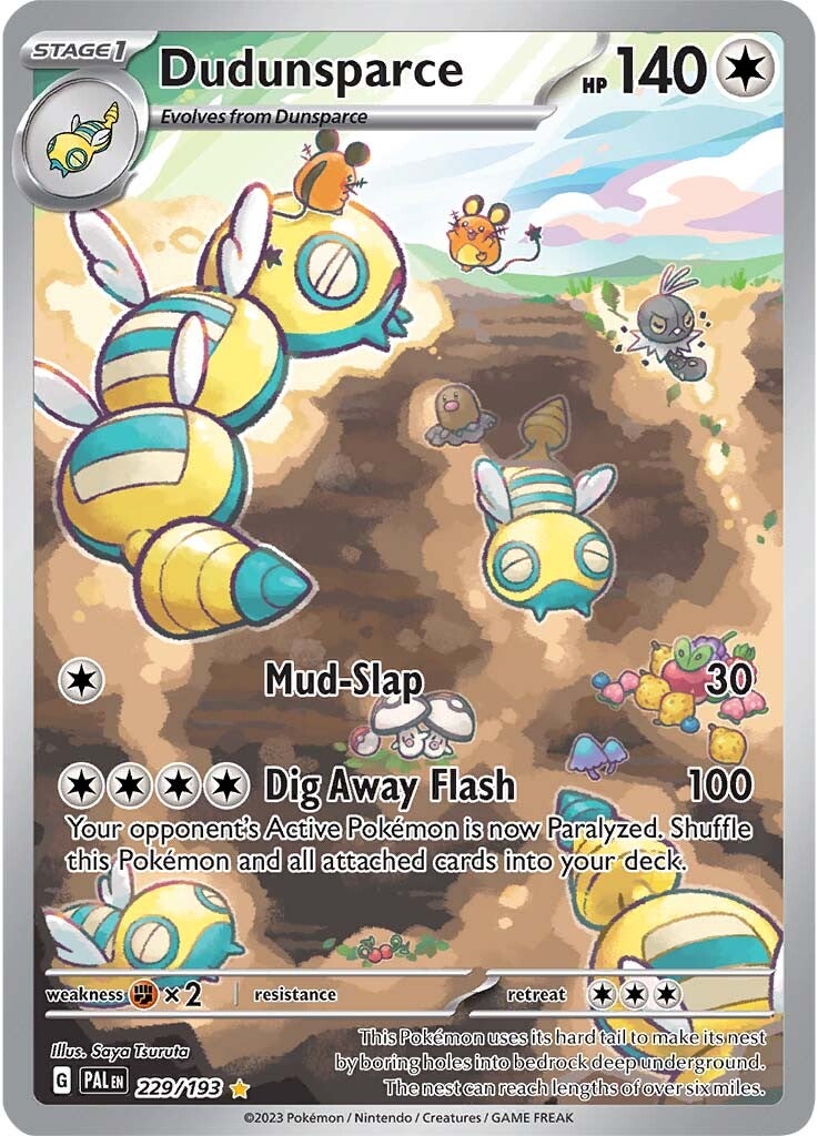 Dudunsparce (229/193) [Scarlet & Violet: Paldea Evolved] | Dumpster Cat Games