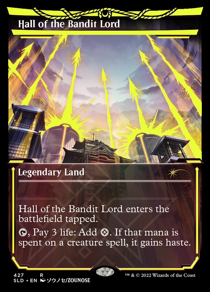 Hall of the Bandit Lord (Neon Ink Yellow) [Secret Lair Drop Series] | Dumpster Cat Games