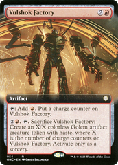 Vulshok Factory (Extended Art) [Phyrexia: All Will Be One Commander] | Dumpster Cat Games