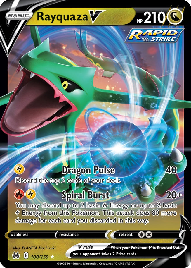 Rayquaza V 100/159 (Jumbo Card) [Sword & Shield: Evolving Skies] | Dumpster Cat Games