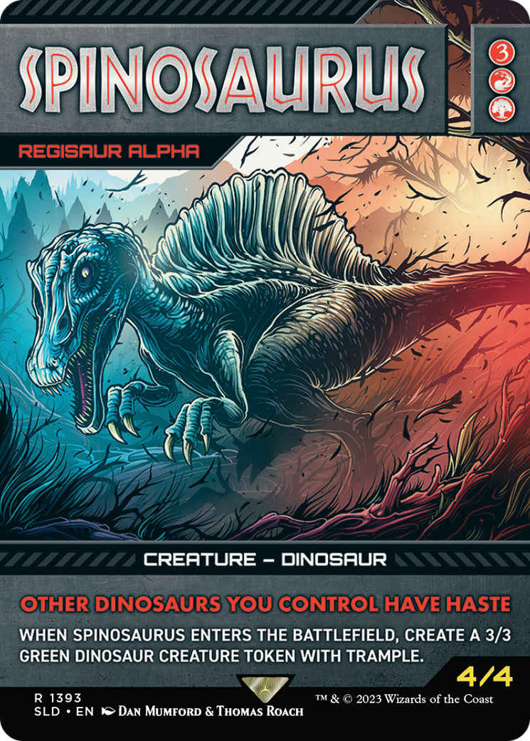 Spinosaurus - Regisaur Alpha [Secret Lair Drop Series] | Dumpster Cat Games