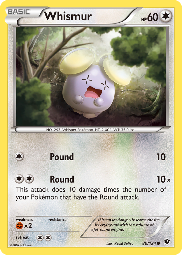 Whismur (80/124) [XY: Fates Collide] | Dumpster Cat Games