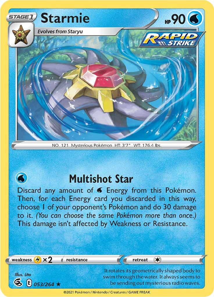 Starmie (053/264) [Sword & Shield: Fusion Strike] | Dumpster Cat Games