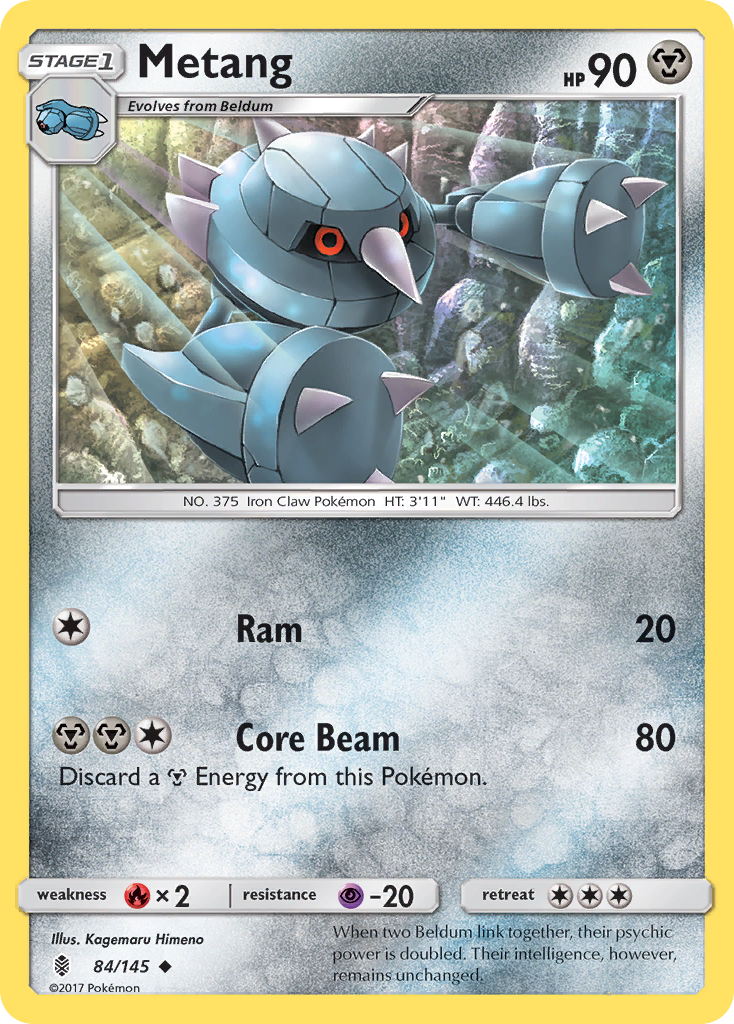 Metang (84/145) [Sun & Moon: Guardians Rising] | Dumpster Cat Games