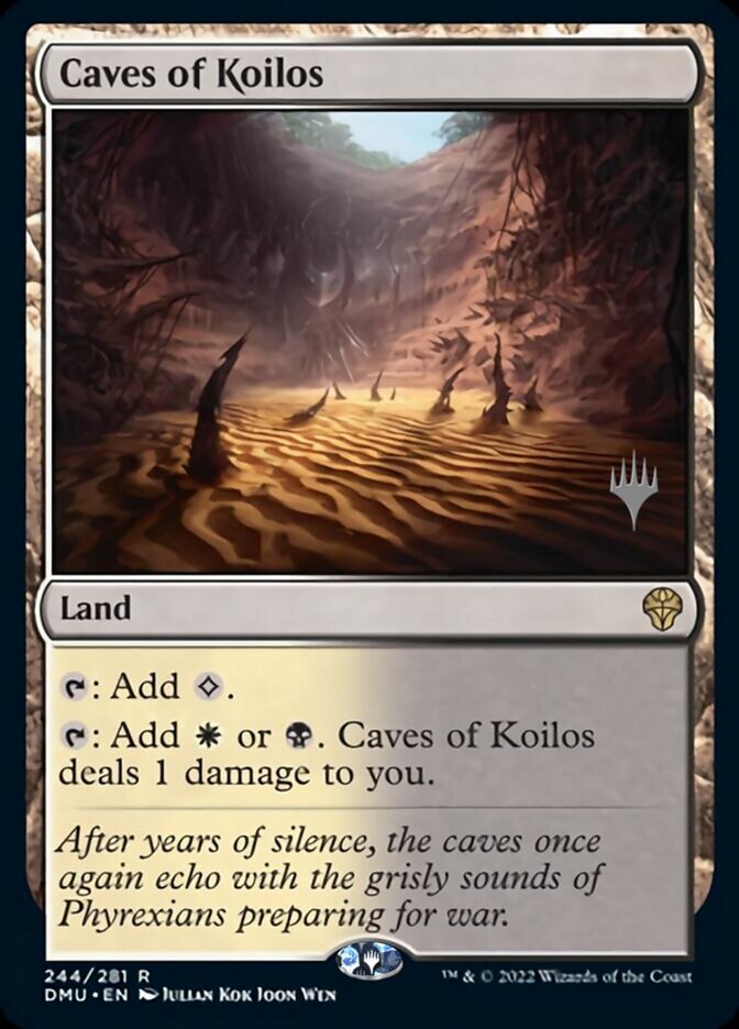 Caves of Koilos (Promo Pack) [Dominaria United Promos] | Dumpster Cat Games