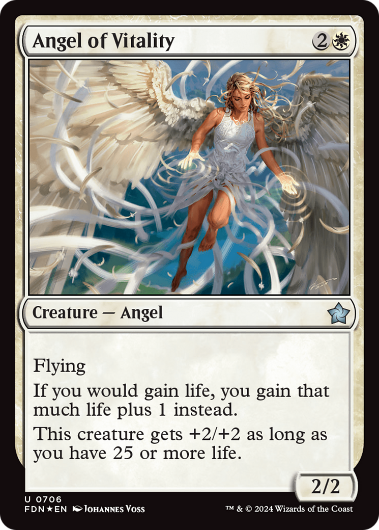 Angel of Vitality [Foundations] | Dumpster Cat Games