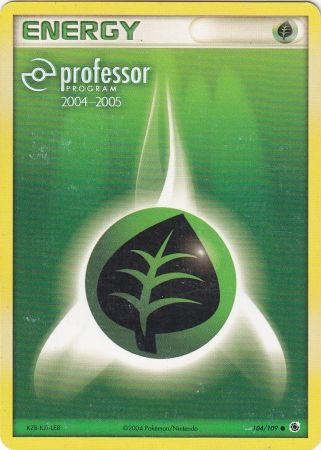 Grass Energy (104/109) (2004 2005) [Professor Program Promos] | Dumpster Cat Games