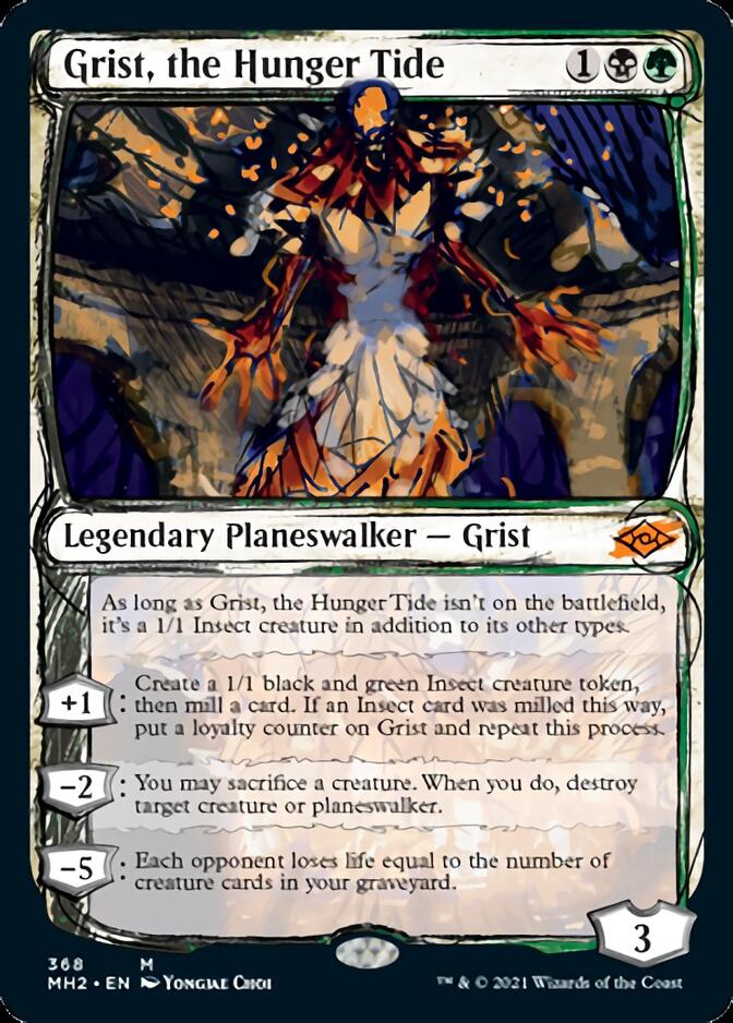 Grist, the Hunger Tide (Sketch) [Modern Horizons 2] | Dumpster Cat Games