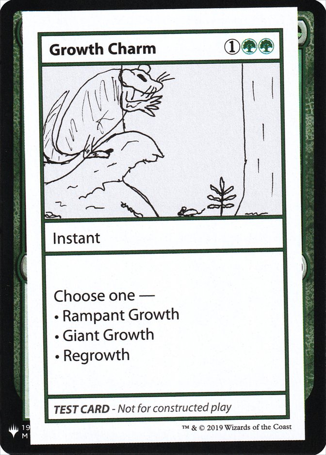 Growth Charm [Mystery Booster Playtest Cards] | Dumpster Cat Games