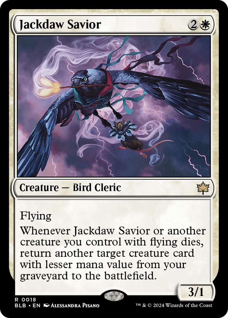 Jackdaw Savior [Bloomburrow] | Dumpster Cat Games