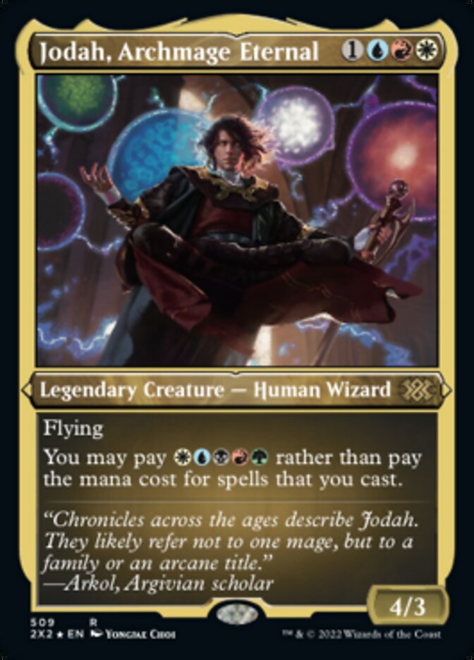 Jodah, Archmage Eternal (Foil Etched) [Double Masters 2022] | Dumpster Cat Games