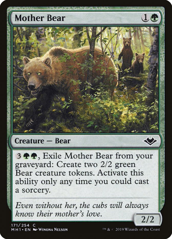 Mother Bear [Modern Horizons] | Dumpster Cat Games