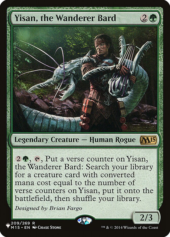 Yisan, the Wanderer Bard [The List] | Dumpster Cat Games