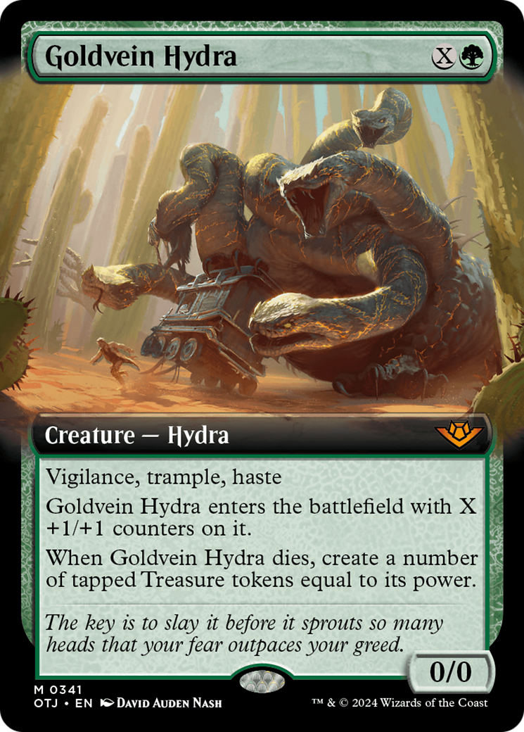 Goldvein Hydra (Extended Art) [Outlaws of Thunder Junction] | Dumpster Cat Games