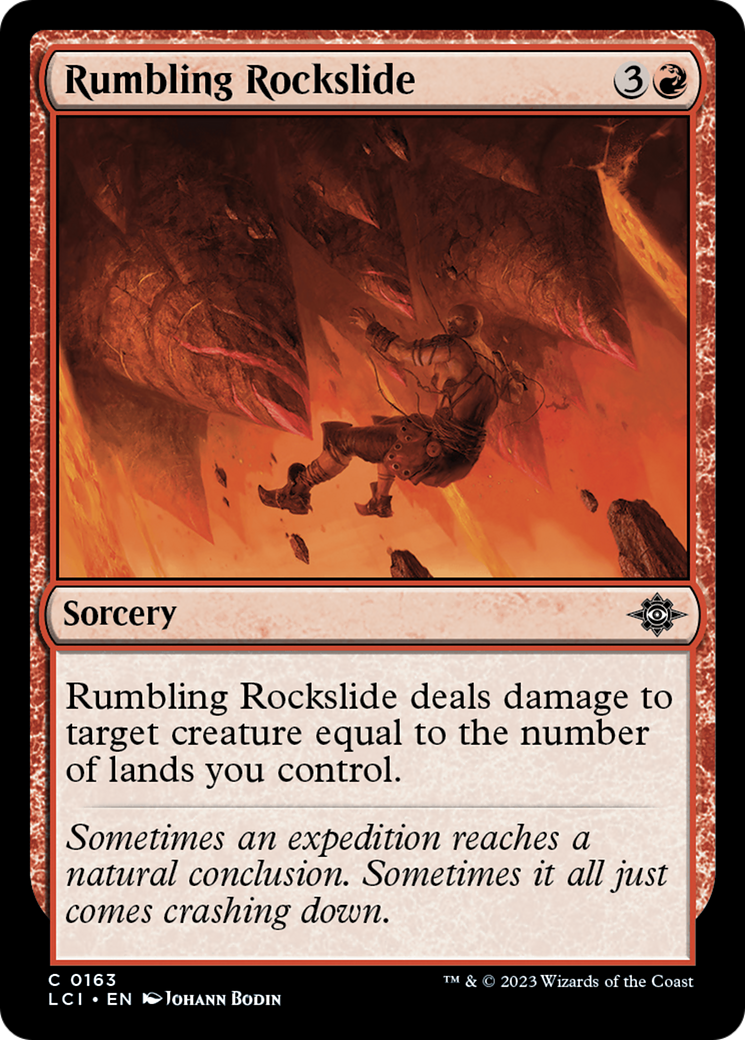 Rumbling Rockslide [The Lost Caverns of Ixalan] | Dumpster Cat Games