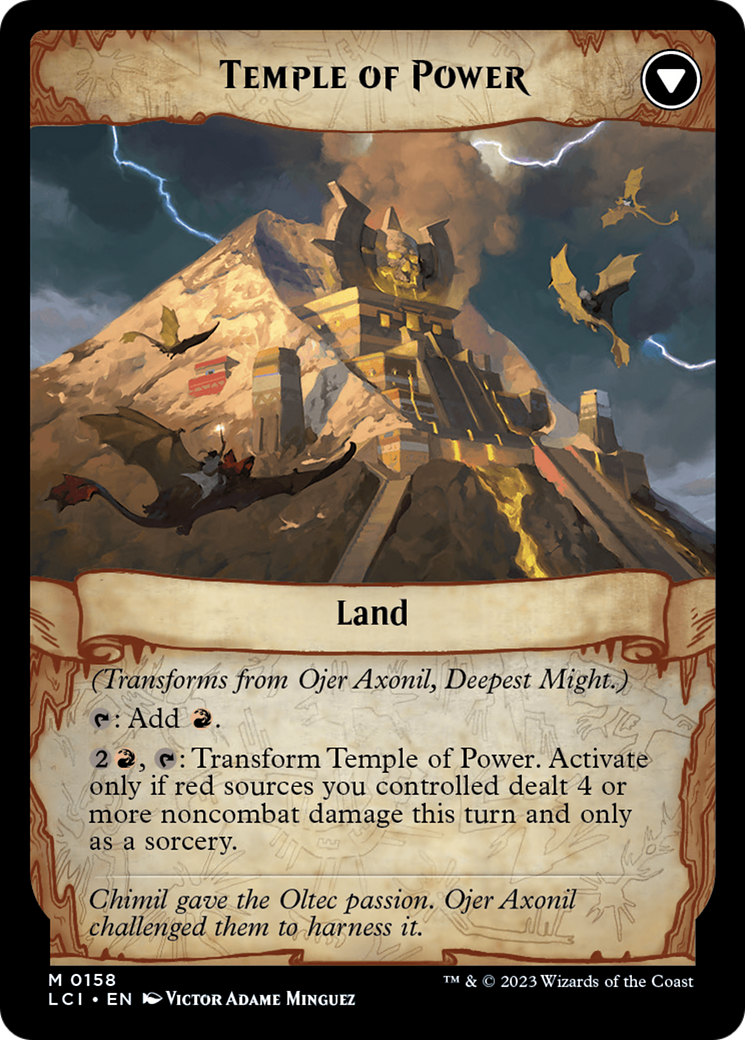 Ojer Axonil, Deepest Might // Temple of Power [The Lost Caverns of Ixalan] | Dumpster Cat Games