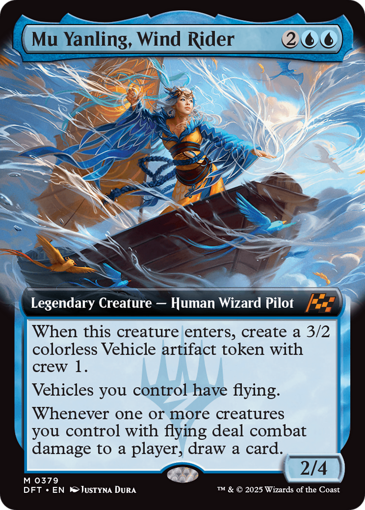 Mu Yanling, Wind Rider (Extended Art) [Aetherdrift] | Dumpster Cat Games