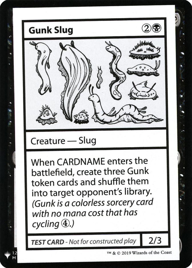 Gunk Slug [Mystery Booster Playtest Cards] | Dumpster Cat Games