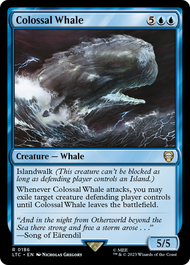 Colossal Whale [The Lord of the Rings: Tales of Middle-Earth Commander] | Dumpster Cat Games