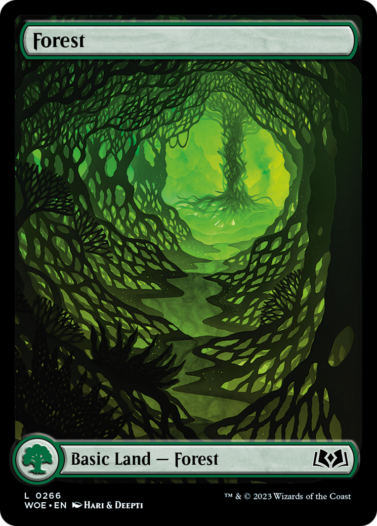 Forest (266) (Full-Art) [Wilds of Eldraine] | Dumpster Cat Games