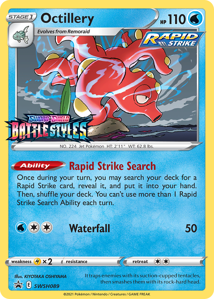 Octillery (SWSH089) (Prerelease Promo) [Sword & Shield: Black Star Promos] | Dumpster Cat Games