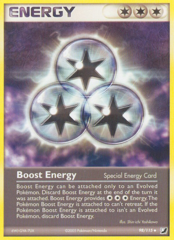 Boost Energy (98/115) [EX: Unseen Forces] | Dumpster Cat Games