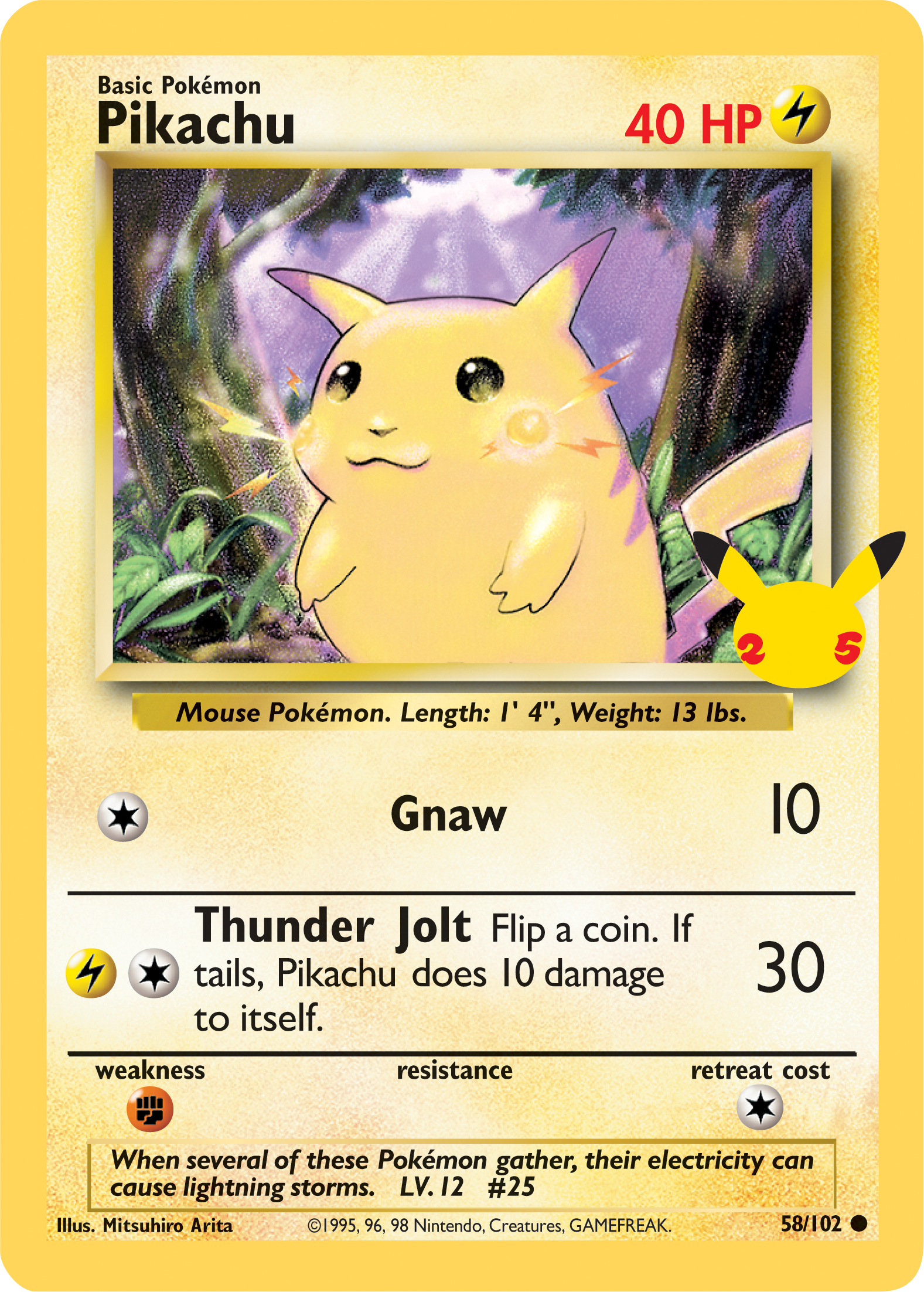 Pikachu (58/102) (Jumbo Card) [First Partner Pack] | Dumpster Cat Games