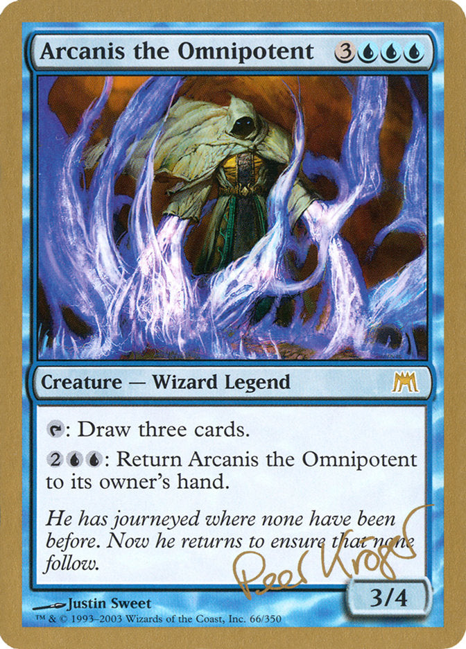 Arcanis the Omnipotent (Peer Kroger) [World Championship Decks 2003] | Dumpster Cat Games