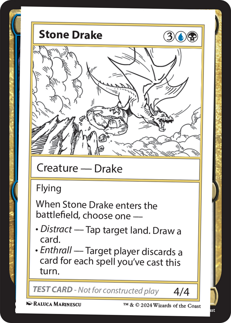 Stone Drake [Mystery Booster 2 Playtest Cards] | Dumpster Cat Games