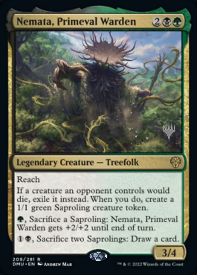 Nemata, Primeval Warden (Promo Pack) [Dominaria United Promos] | Dumpster Cat Games